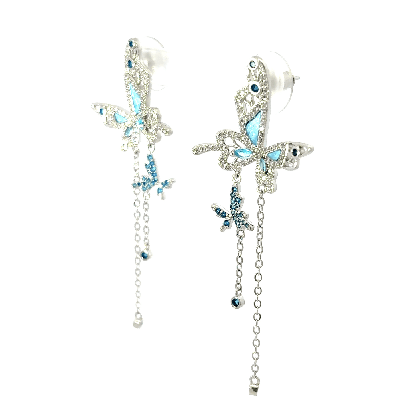Elegant Butterfly Drop Earrings