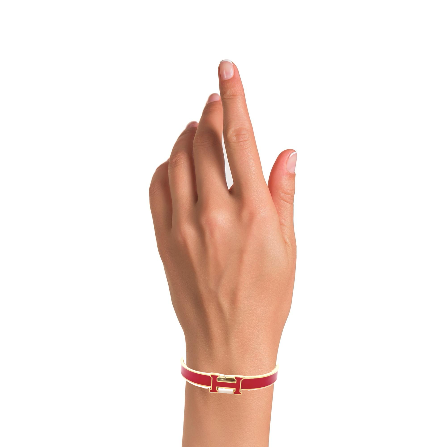 Stylish Red and Gold Bracelet