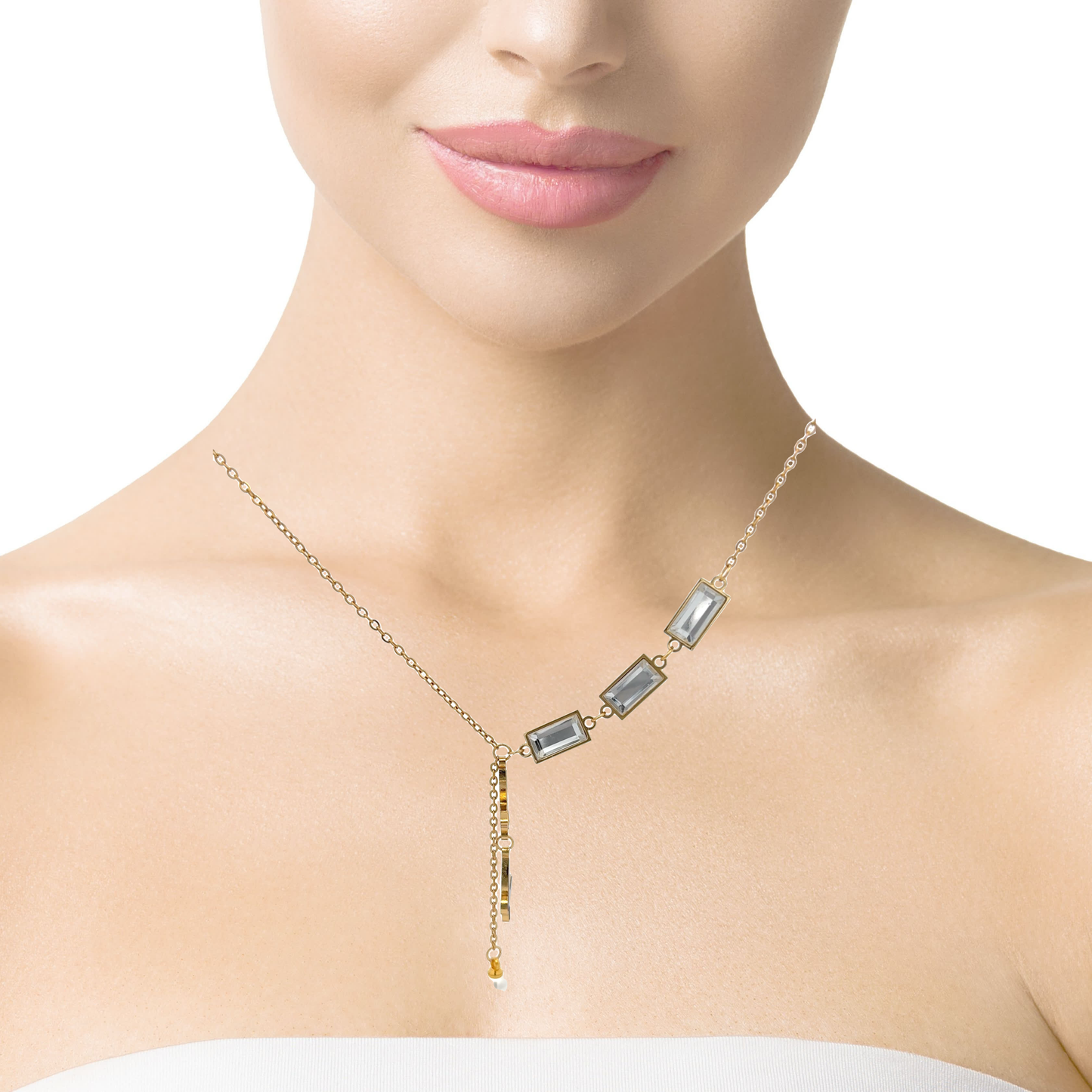 Elegant Gold and Gemstone Necklace