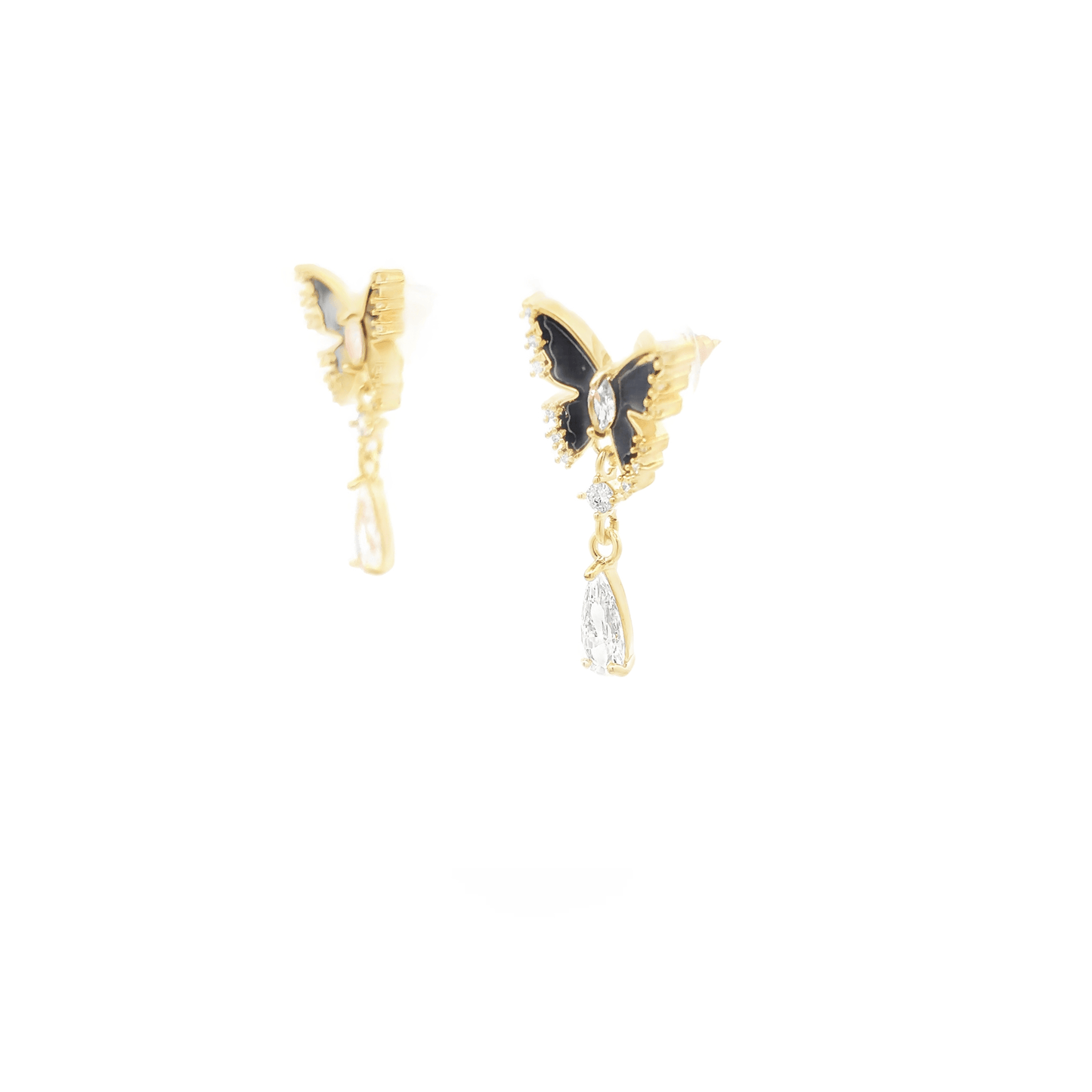 Elegant Butterfly Drop Earrings