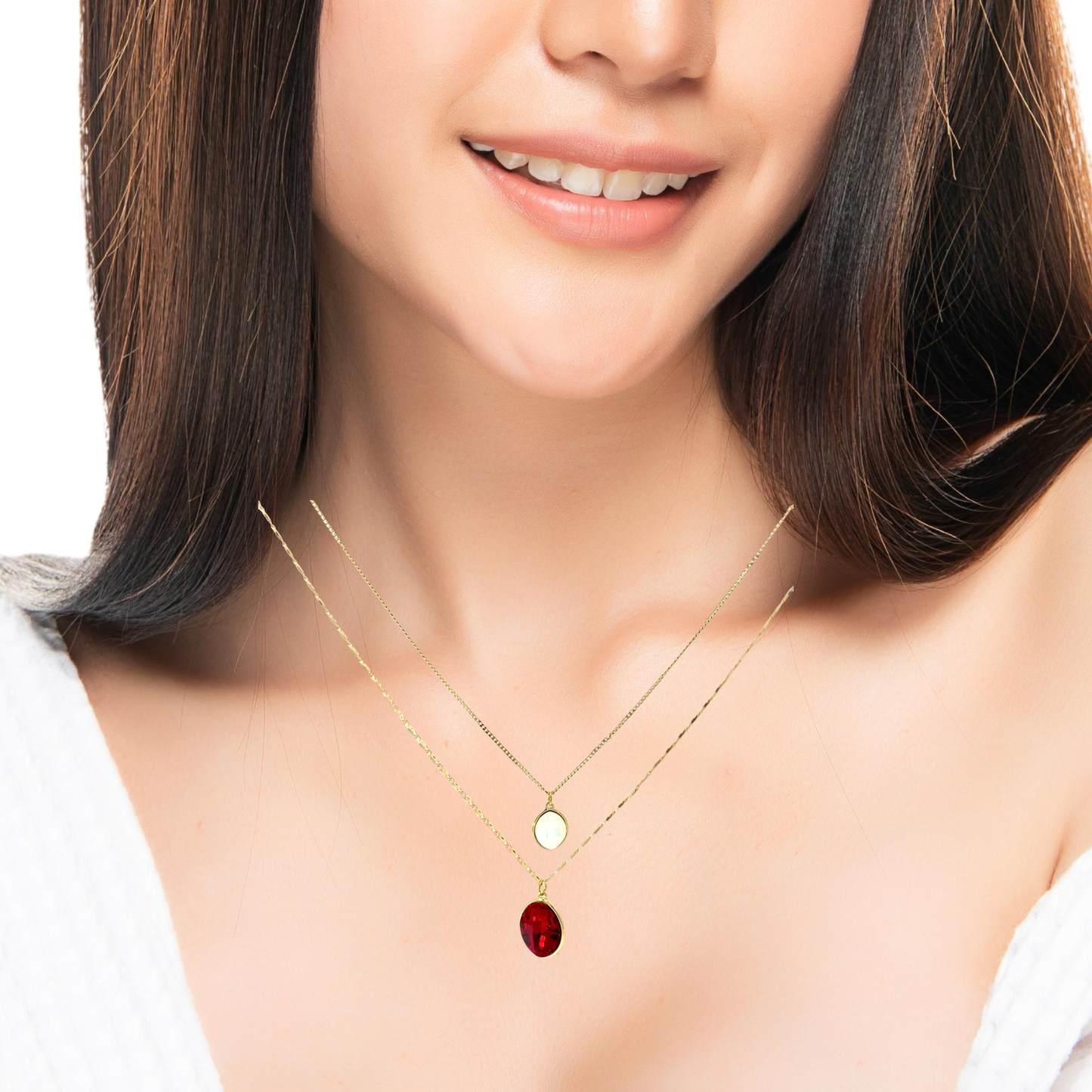 Elegant Layered Gold Pendant