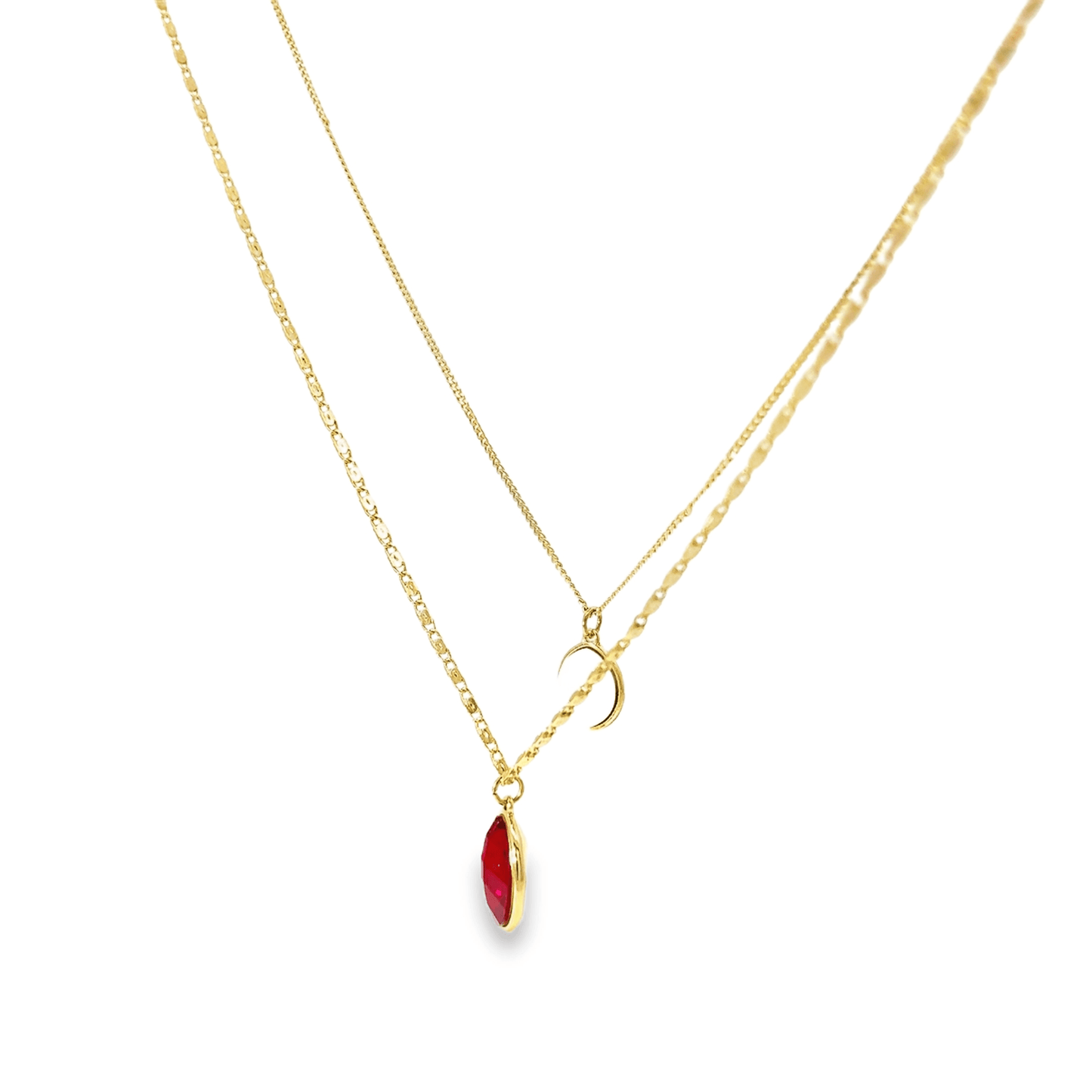 Elegant Layered Gold Pendant