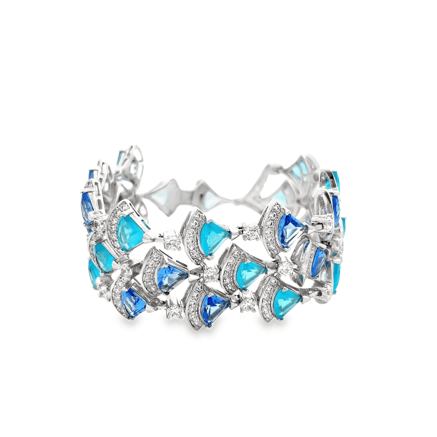 Blue Semi Precious Bracelet