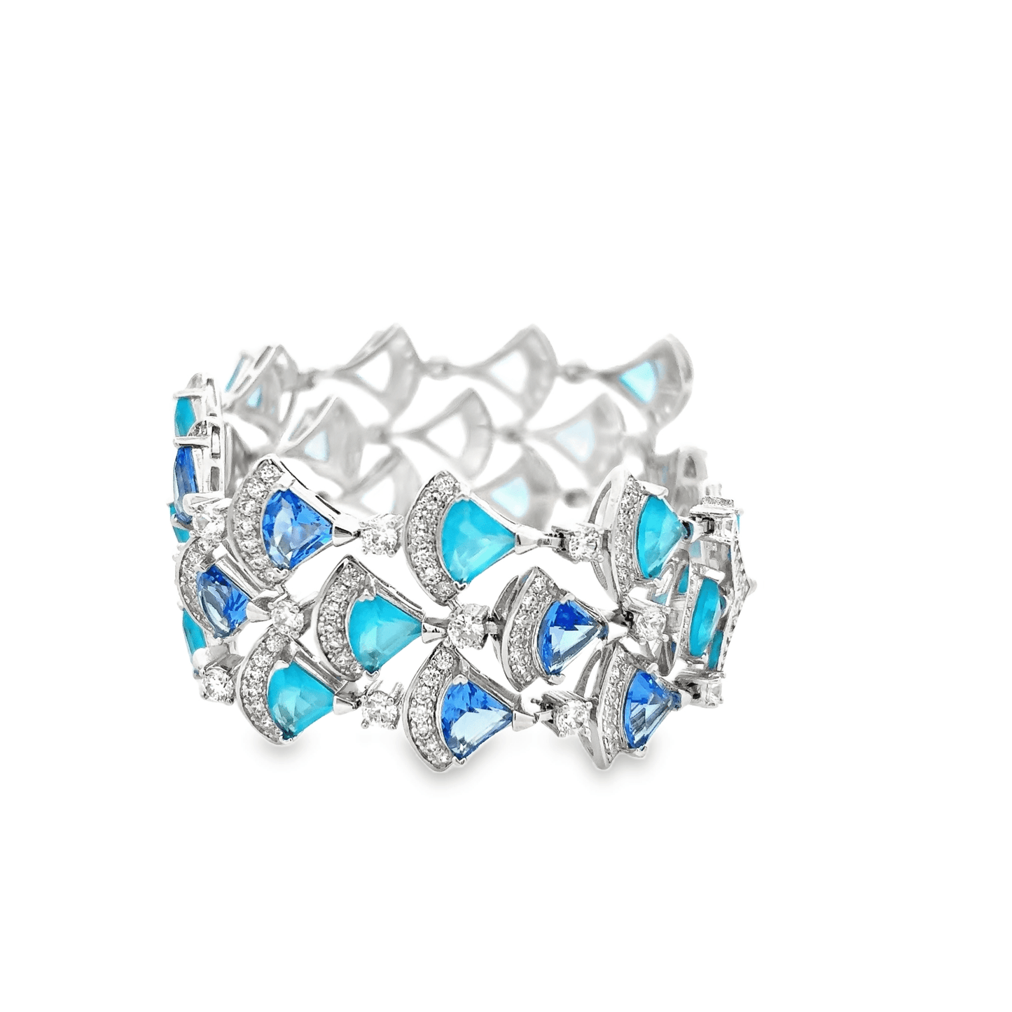 Blue Semi Precious Bracelet
