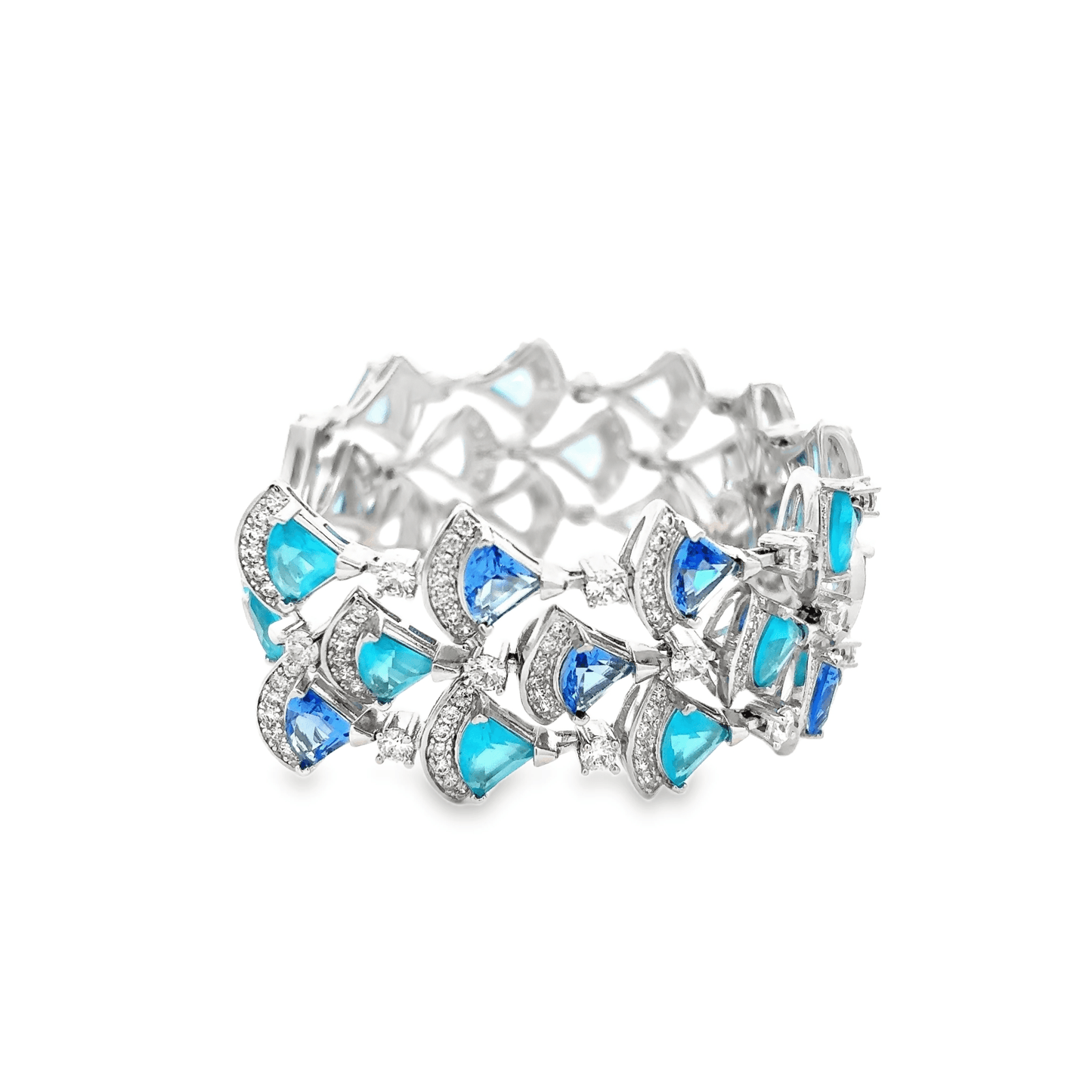 Blue Semi Precious Bracelet