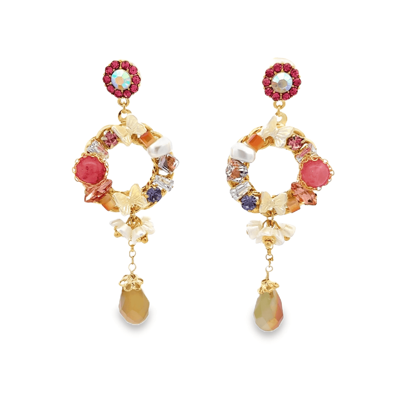 Elegant Floral Earrings