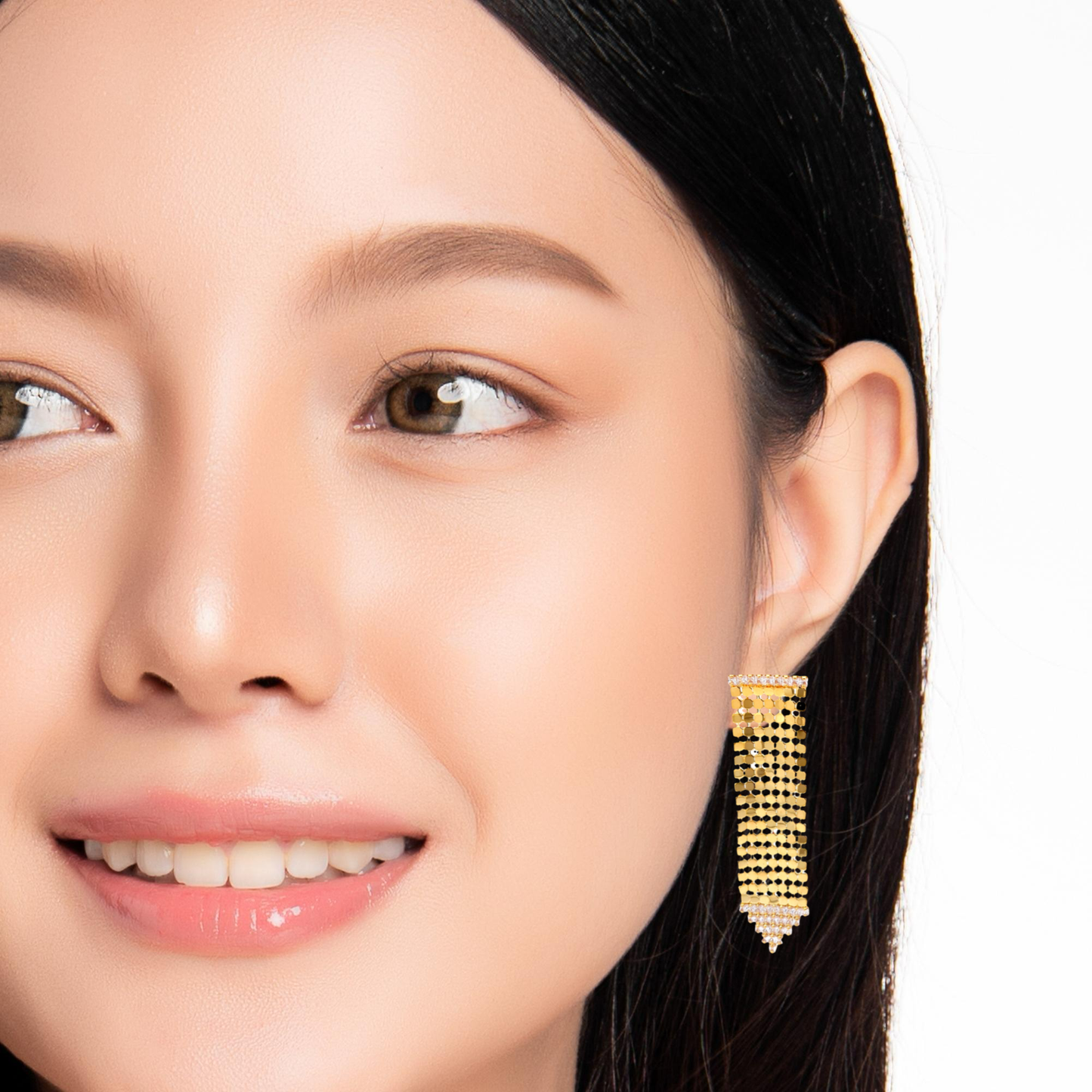 Elegant Gold Statement Earrings