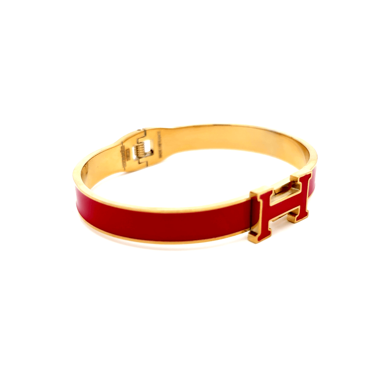 Stylish Red and Gold Bracelet