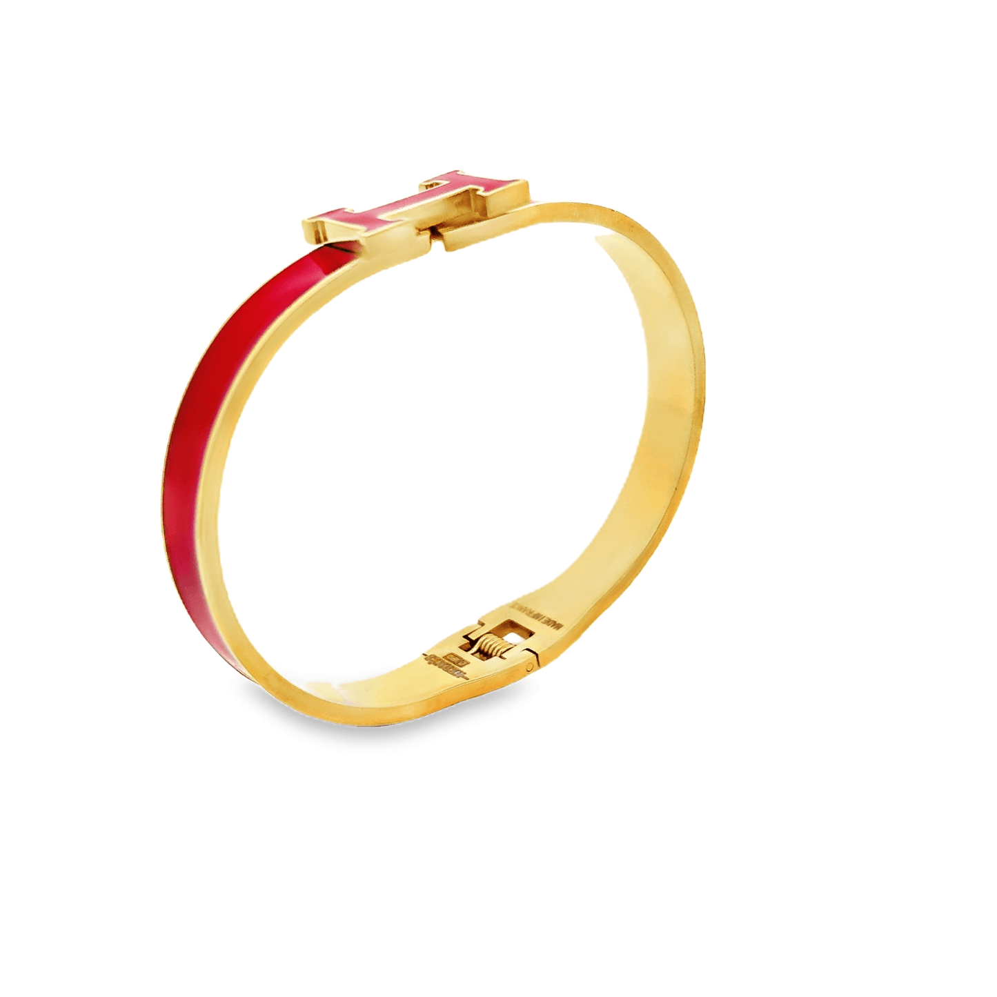 Stylish Red and Gold Bracelet
