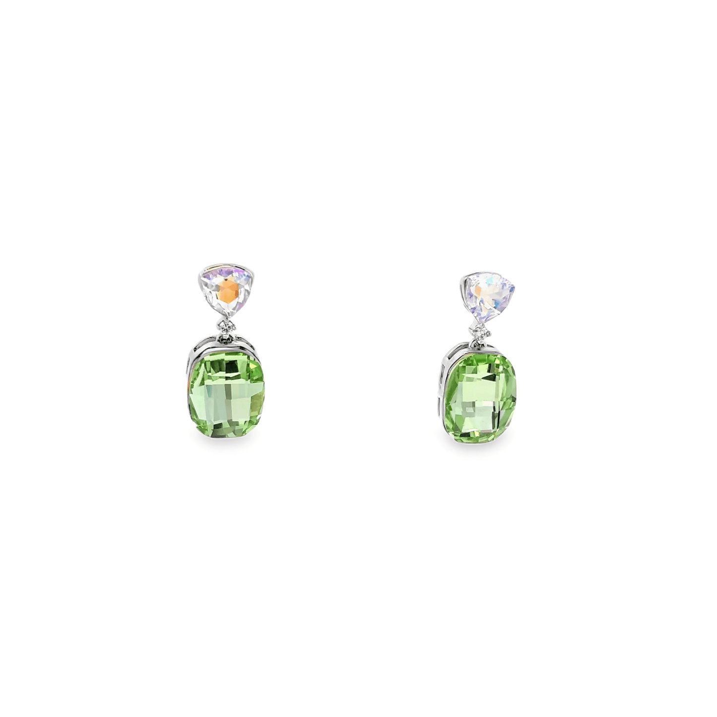 Elegant Light Green Sehrova Crystal Necklace