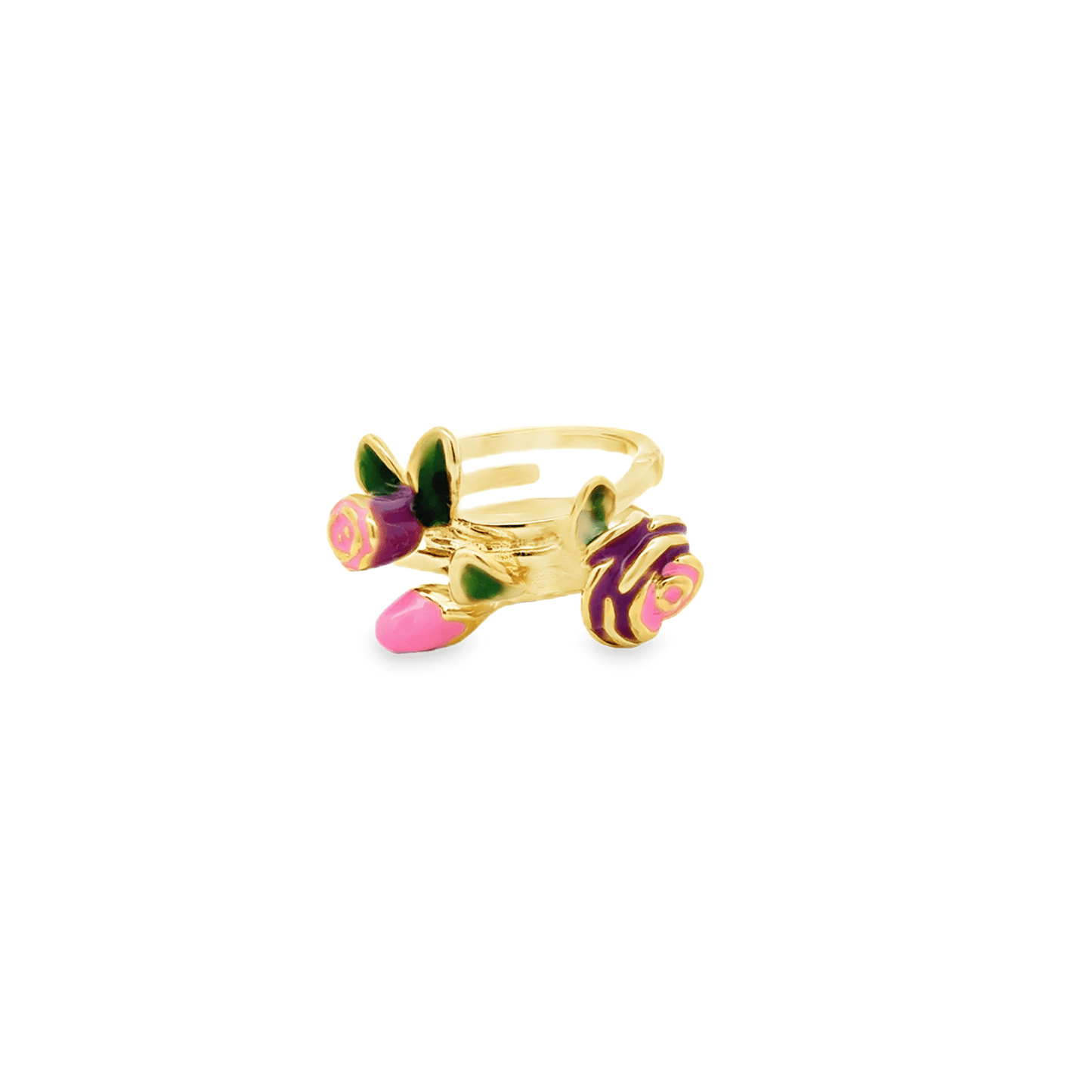 Charming Floral Ring Design