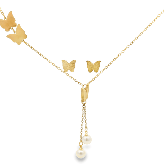 Elegant Butterfly Jewelry Set