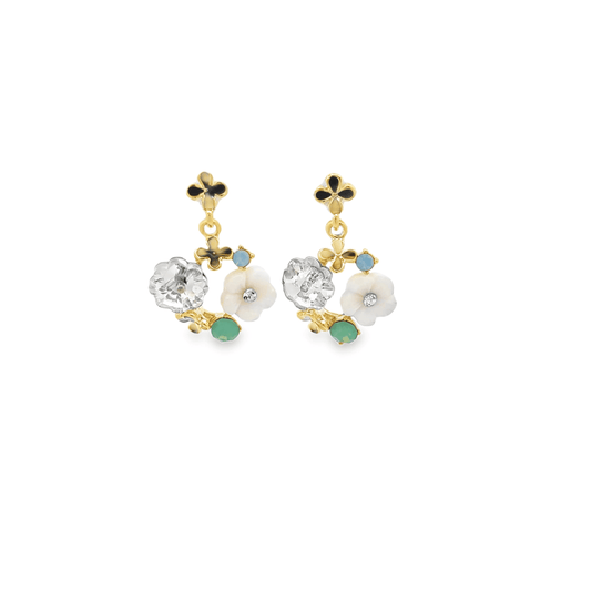 Elegant Floral Earrings