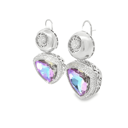 Elegant Lavender Sehrova Crystal Necklace
