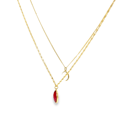 Elegant Layered Gold Pendant