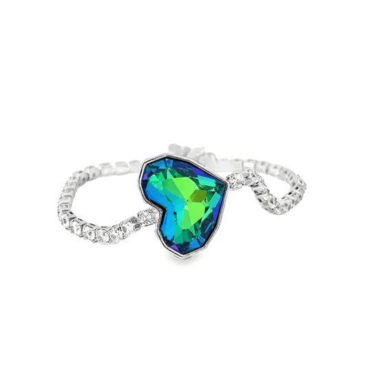 Elegant Heart-Shaped Bracelet