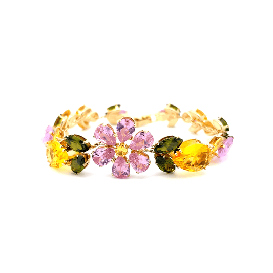 Colorful Floral Bracelet Design