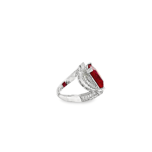 Stunning Ruby and Diamond Ring