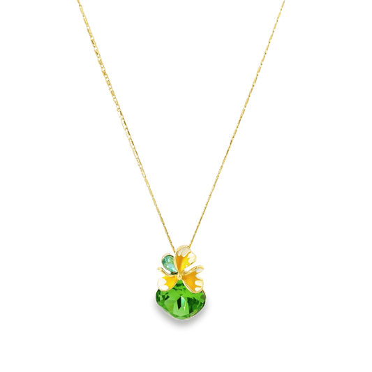 Elegant Floral Pendant Set