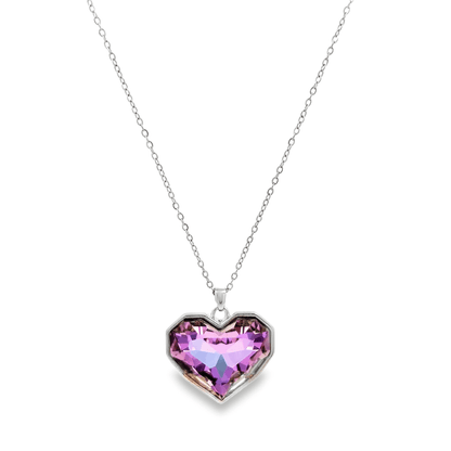 Elegant Heart-Shaped Pendant Set