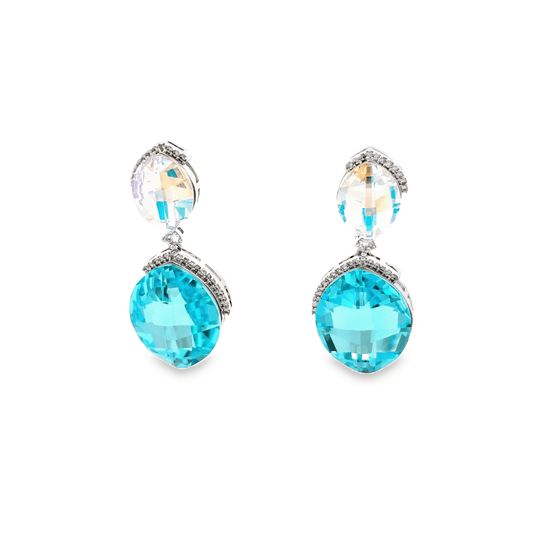 Elegant Turquoise Drop Earrings