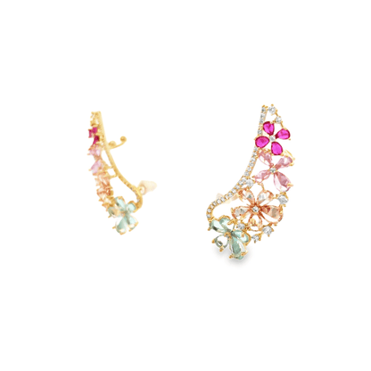 Colorful Floral Earrings