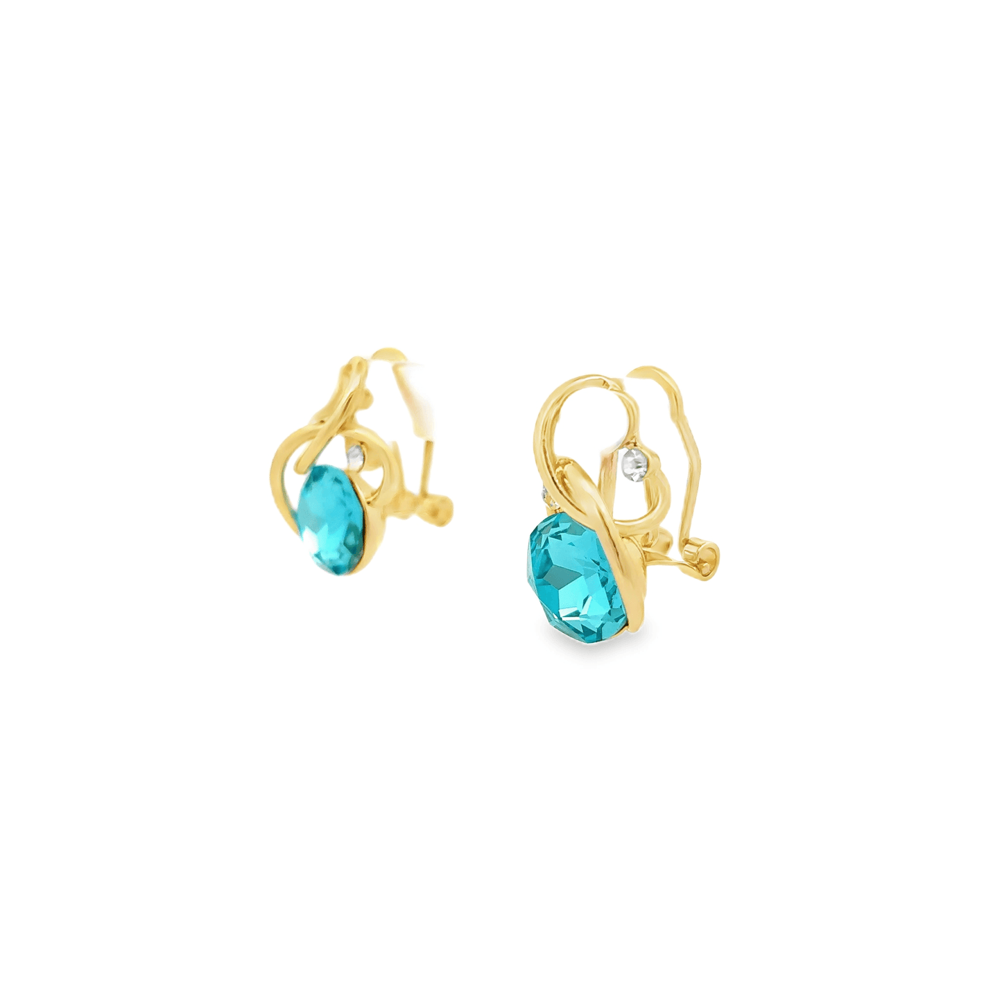 Elegant Gold and Turquoise Pendant