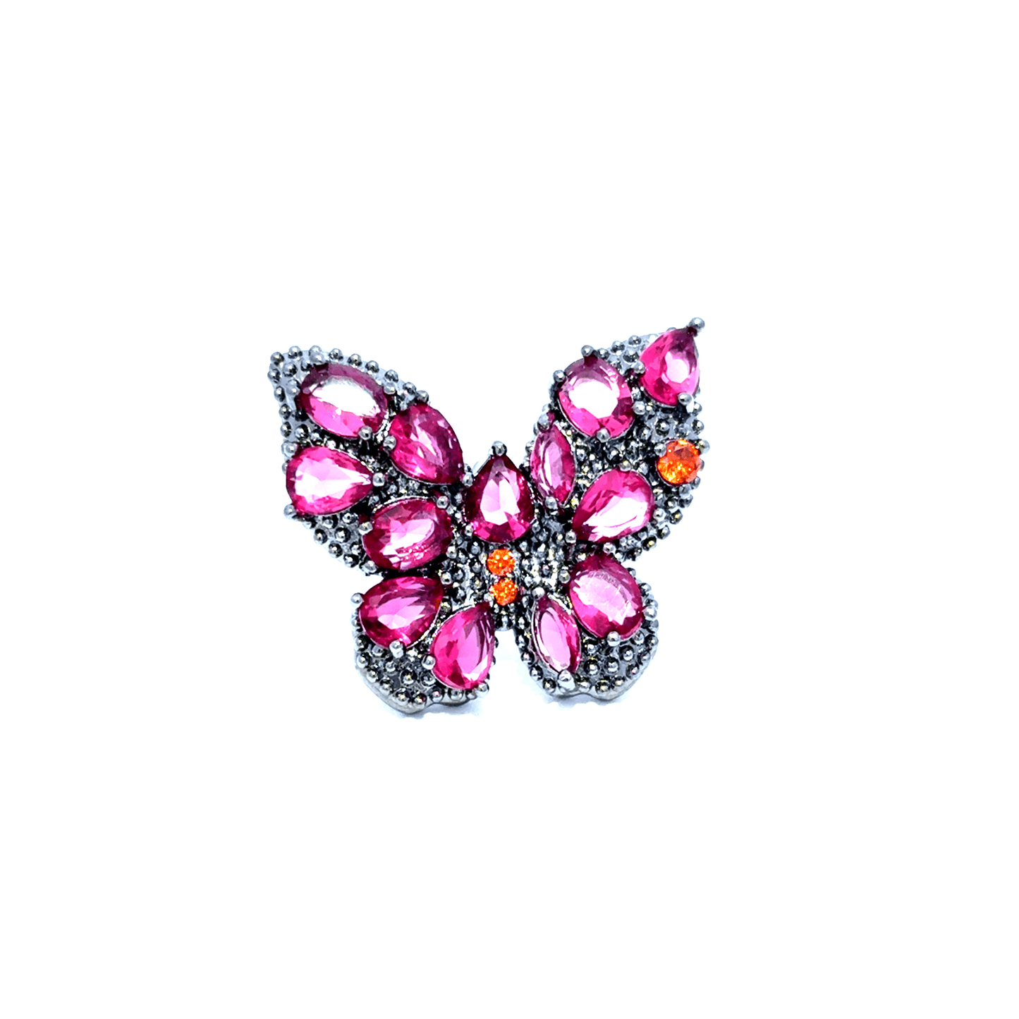 Classic Ruby Cluster Stud Earrings