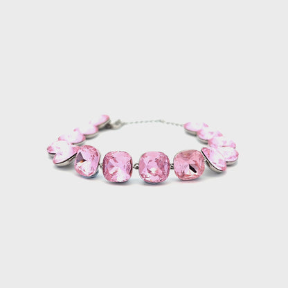 Elegant Pink Sehrova Crystal Bracelet