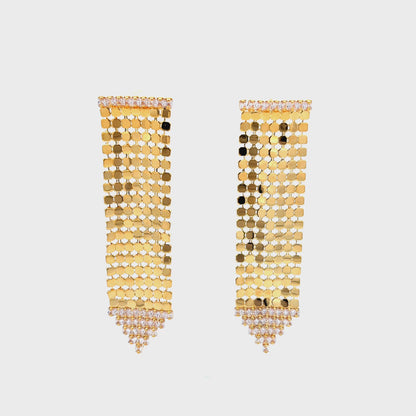 Elegant Gold Statement Earrings