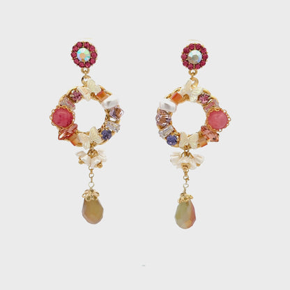 Elegant Floral Earrings