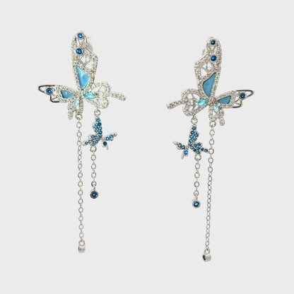 Elegant Butterfly Drop Earrings